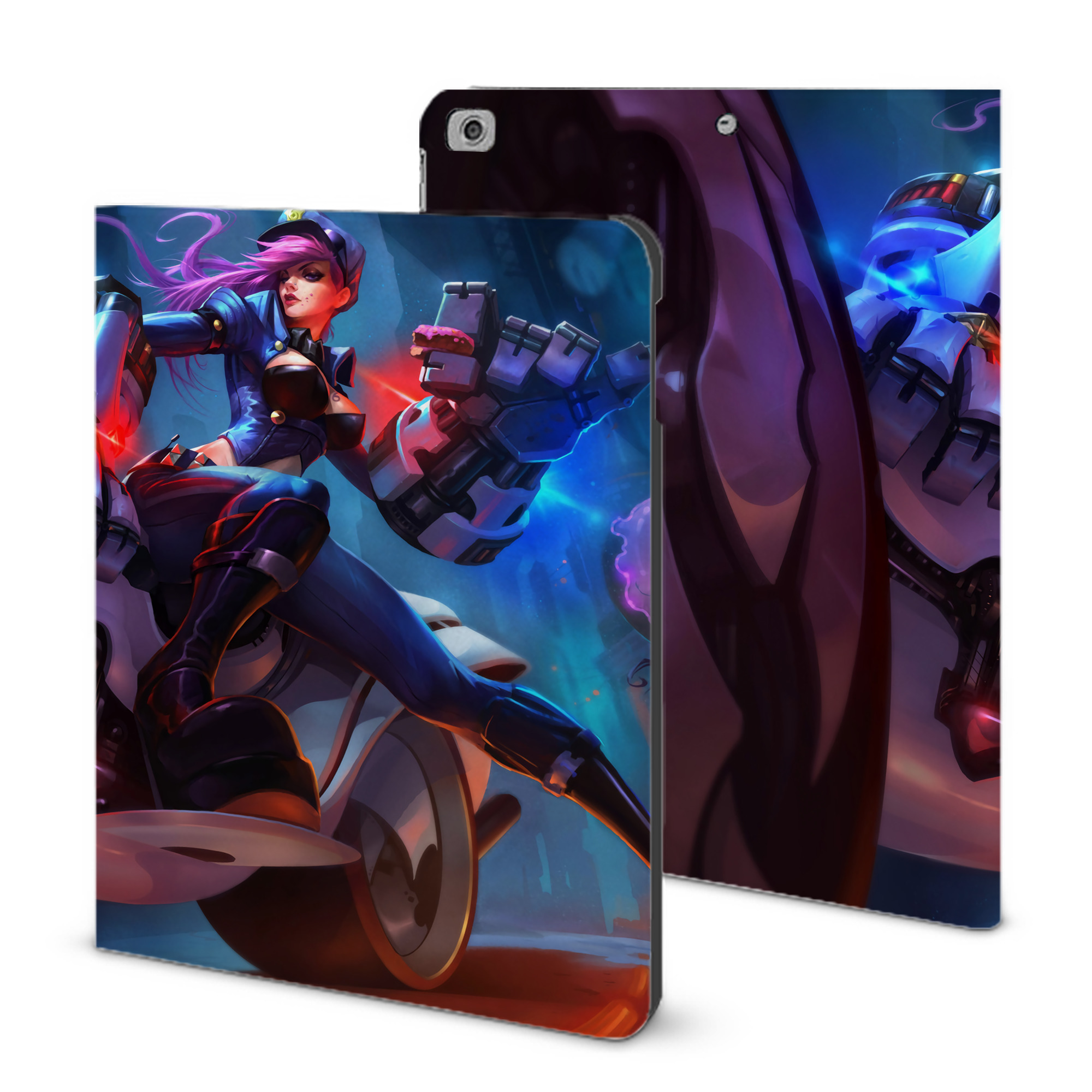 （画像用） リーグ・オブ・レジェンド League of Legends LOL IPad ケース ブック型 PUレザー TPU 耐衝撃 軽量 薄型 ペン収納なし 全面保護 IPad 各モデル対応